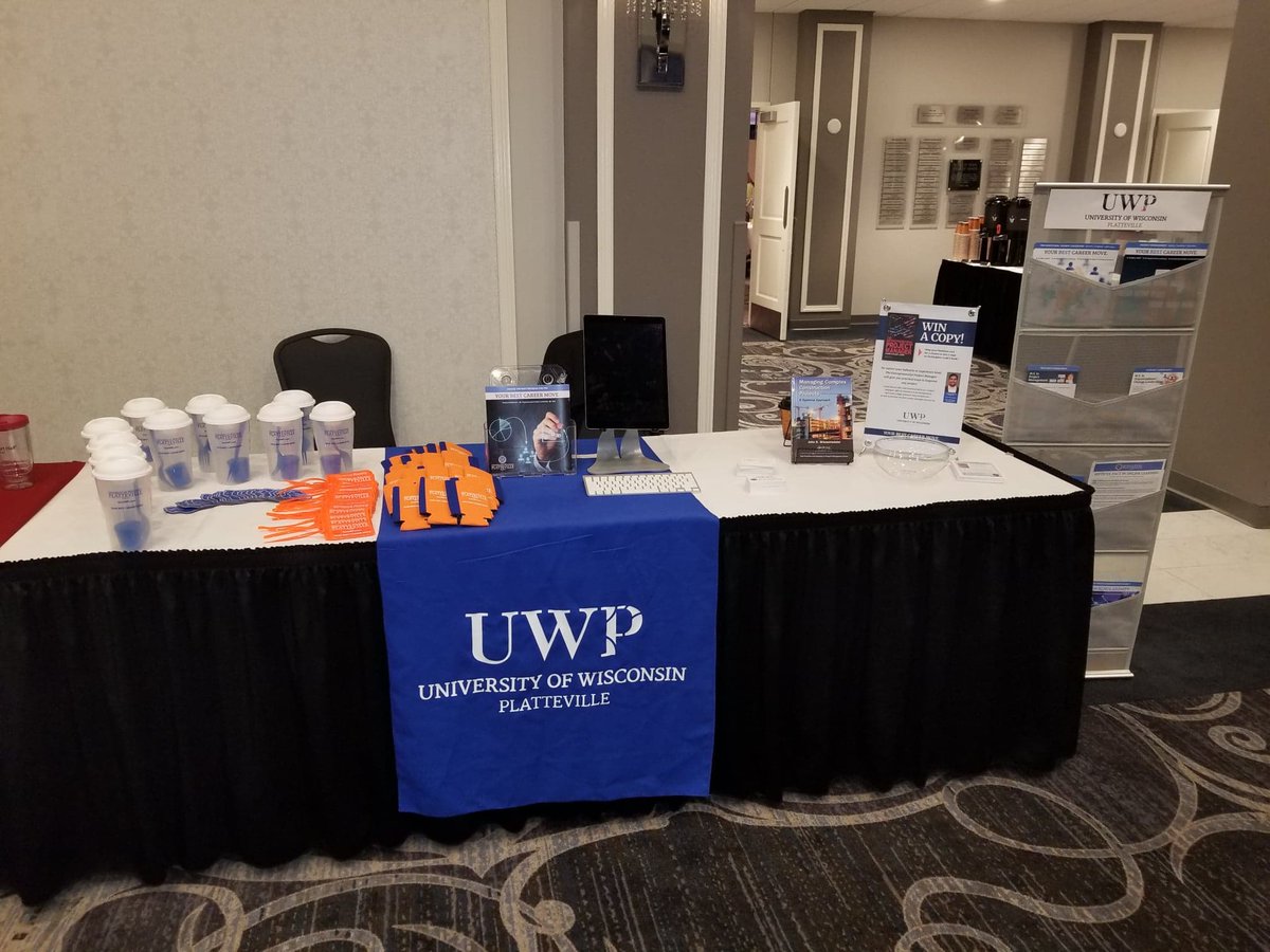 UWP_Online's tweet photo. Attending @PMI_Milwaukee today? Stop by to register for our book giveaway by one of our #ProjectManagement graduates! #GoUWP https://t.co/8jmc0U4t14