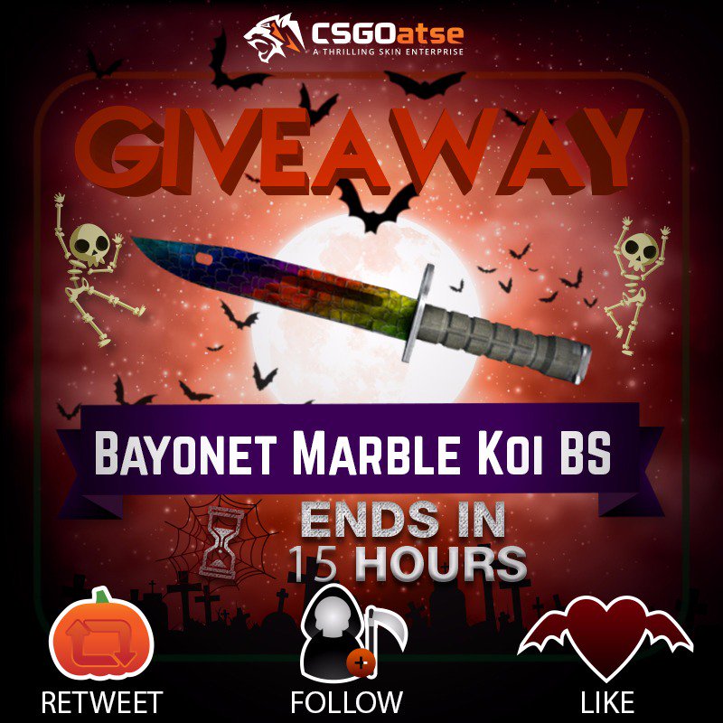 🐯🔥Daily VGO giveaway, Bayonet Marble Koi🔥🐯
✅Like
✅Follow
✅Retweet
Good luck, winner is drawn in 15 hours!
Remember to join the $30,000 leaderboard before you begin betting and claim your spot in the rankings!
http://csgoatse.com/coinhell