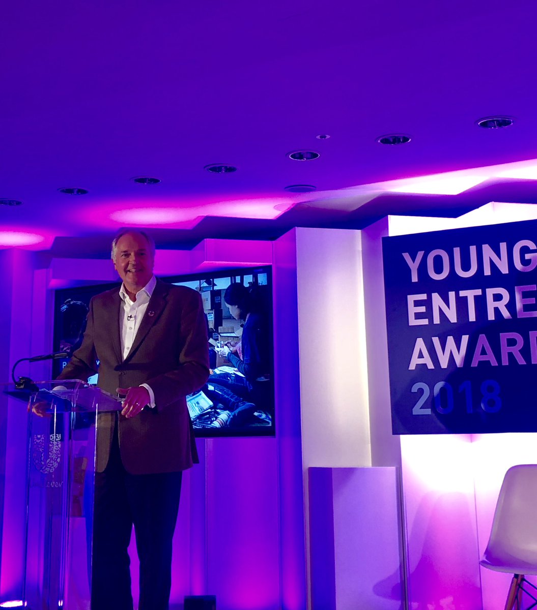 Katja_Iversen's tweet photo. ‘Life is about purpose, not money. We need +want to leave the world in a better shape than we came into it. Young people get that. They get #biz4good. They need not only a seat at the table, but the whole table.’ @PaulPolman at Young Entrepreneurs Award @YouthDeliver  @Unilever https://t.co/qhZPcNqXu6