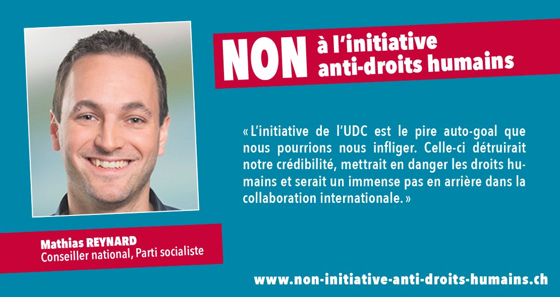 Comité romand: NON initiative anti-droits humains tweet media