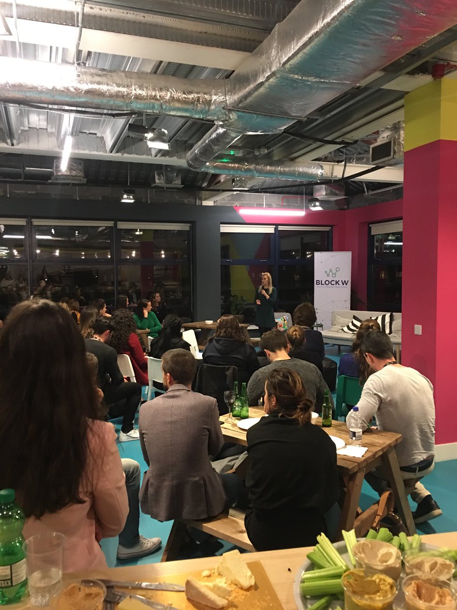 Rebeccca_Wilson's tweet image. ‘Blockchain is a enabler’ #BlockW MeetUp in ⁦@huckletree⁩