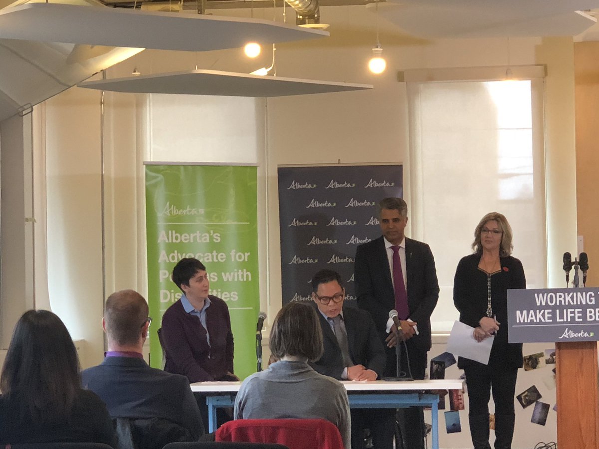 skillssociety's tweet photo. We hosted the announcement of the new advocate for person’s with disabilities in our Action Lab today. Congrats Tony Flores! #yegcc #ableg #disabilityrights #actionlabyeg  @IrfanSabirMLA @MarieFrRenaud https://t.co/yOrXBRGpVH