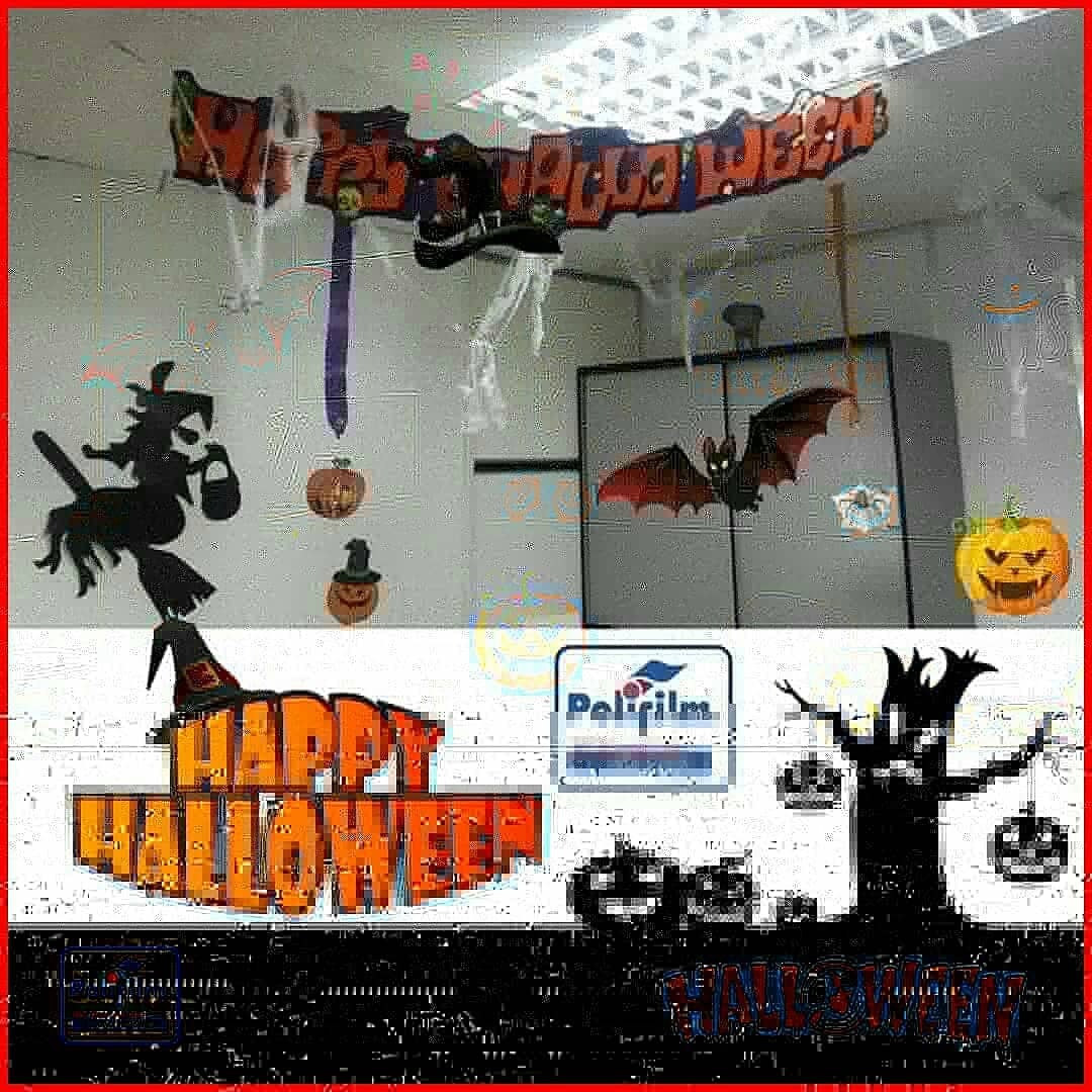 Polifilm_sa's tweet photo. En Polifilm de Venezuela S.A 
Celebramos el Halloween  con mucha alegría y optimismo. 
Vive tu día como si fuera el último día.
 #polifilm #Venezuela
 #halloween #happy https://t.co/3ivPyAEpz7