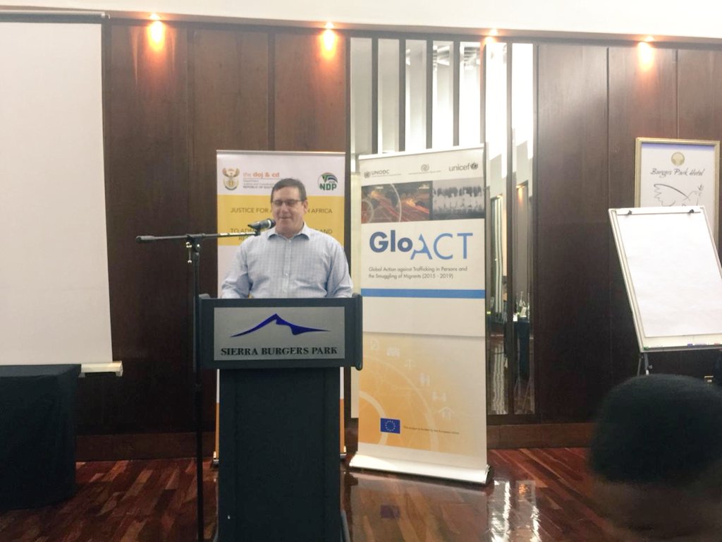 ZhuldyzAkisheva's tweet photo. Working with @DOJCD_ZA to validate National Policy Framework Against #Trafficking_in_Persons 2-day workshop for national & provincial task forces #GLOACT @EUinSA https://t.co/tsQglKNjyr