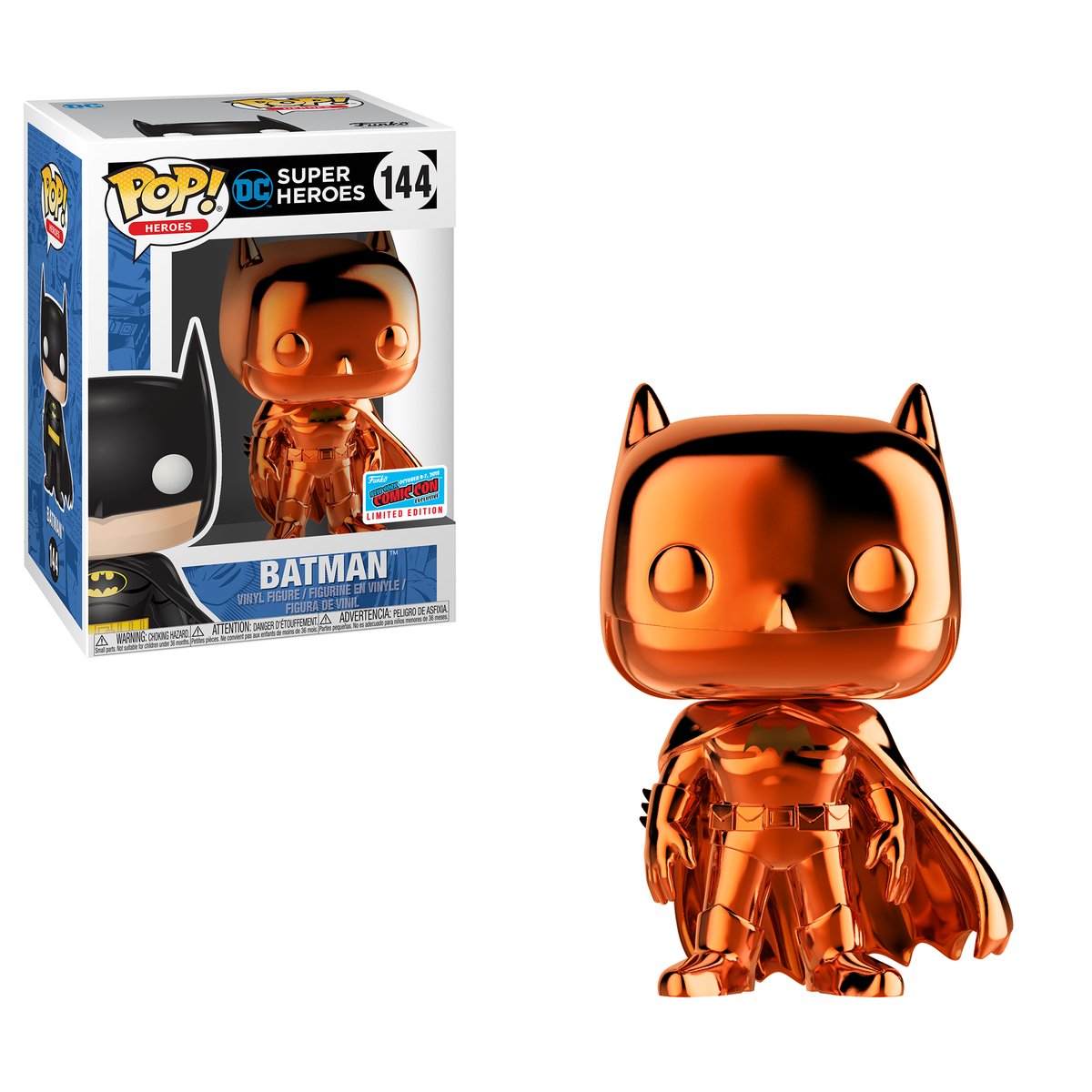 RT &amp; follow <a href="/OriginalFunko/">Funko</a> for the chance to win an NYCC 2018 exclusive orange chrome Batman Pop! #FunkoNYCC