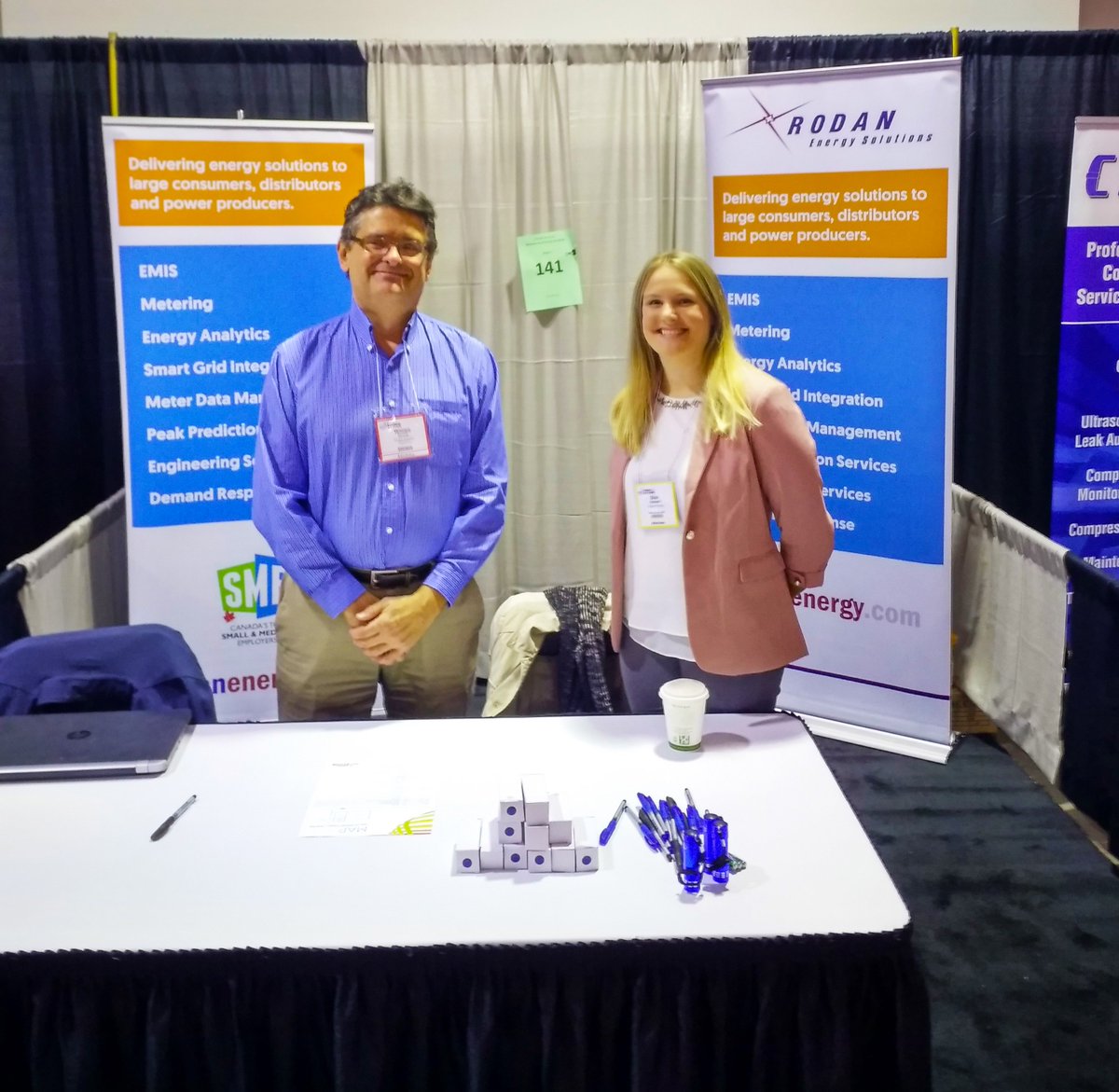 RodanEnergy's tweet photo. Are you a large electricity user & need to reduce your cost? We are at the #EnergyIntoAction conference held at @ICpresent. Come visit booth 141 & meet Willie Grove & Blaire Stewart, our Directors of Business Development. They can tell you how you can reduce your energy spend. https://t.co/O6q0NRWPpV