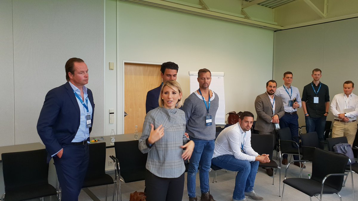 FIFA Master Alumni <a href="/engetschwiler/">diana</a>  presenting workshop about Digitalisation of Sport at Impulse Summit in St Gallen.