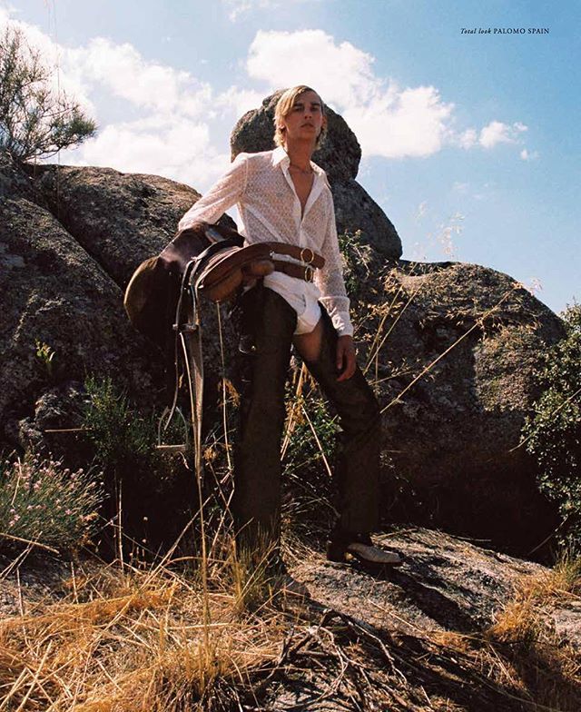 Shirt, belts and shoes from our A/W 18 collection 'The Hunting' featured in @oddamagazine Items that will be very, very soon online! #TheHunting #OddaMagazine ift.tt/2PwZKdD