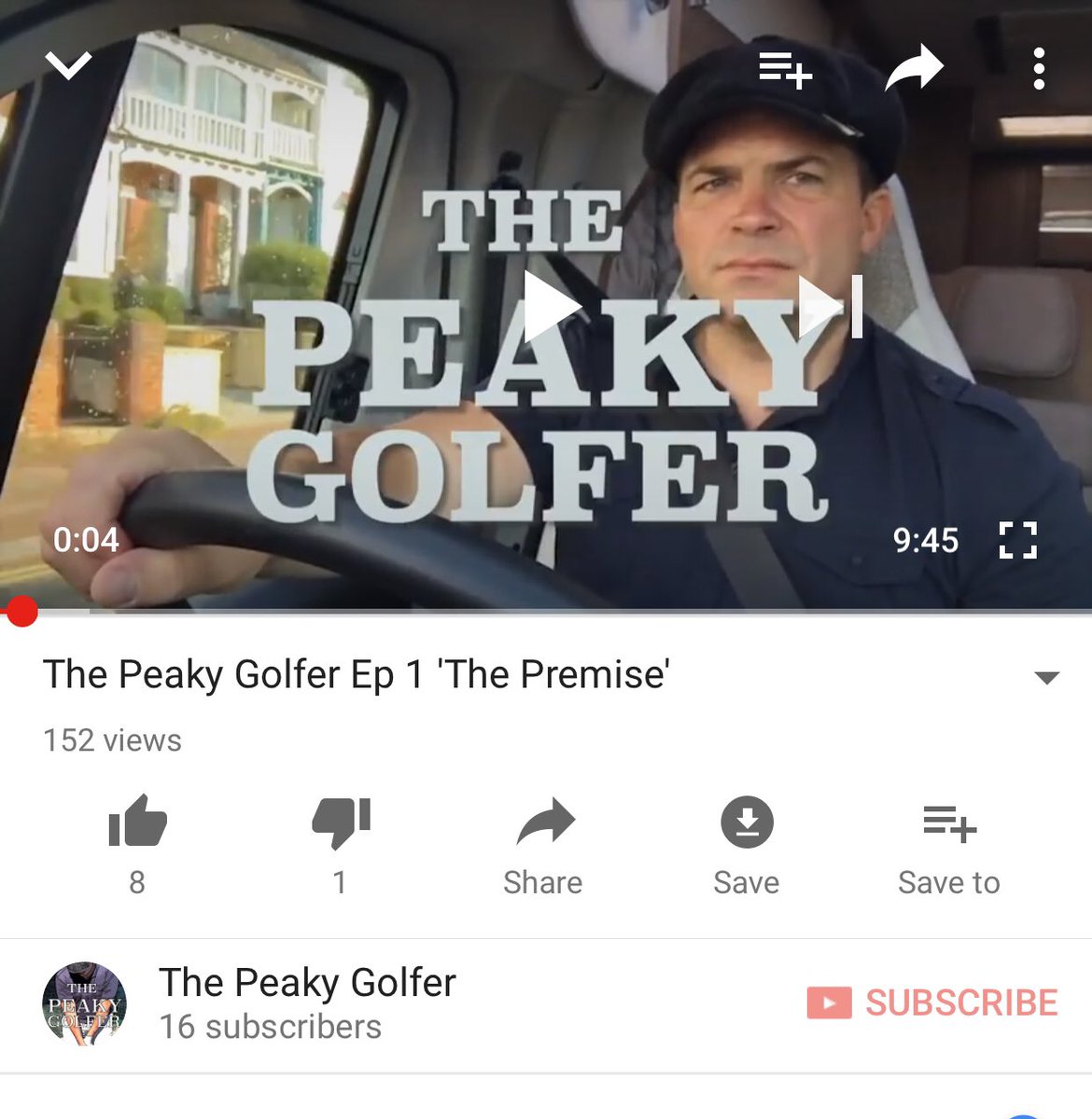 152 in first 36 hours! This has got ‘viral’ written all over it. Carrying on at this rate by next Tuesday we’ll have 852. #GOLF #FlippinHeck