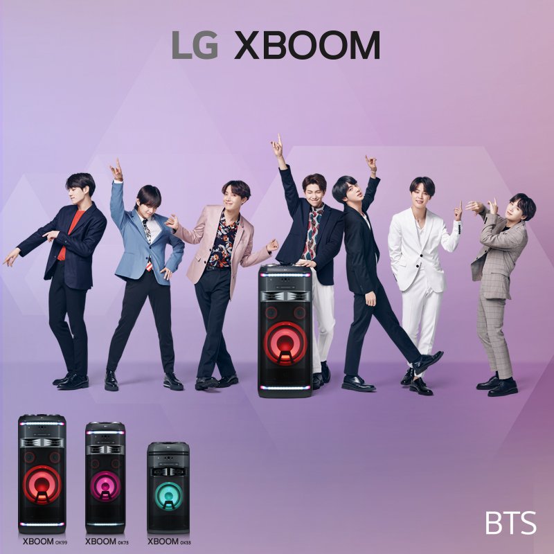 lg xboom bts