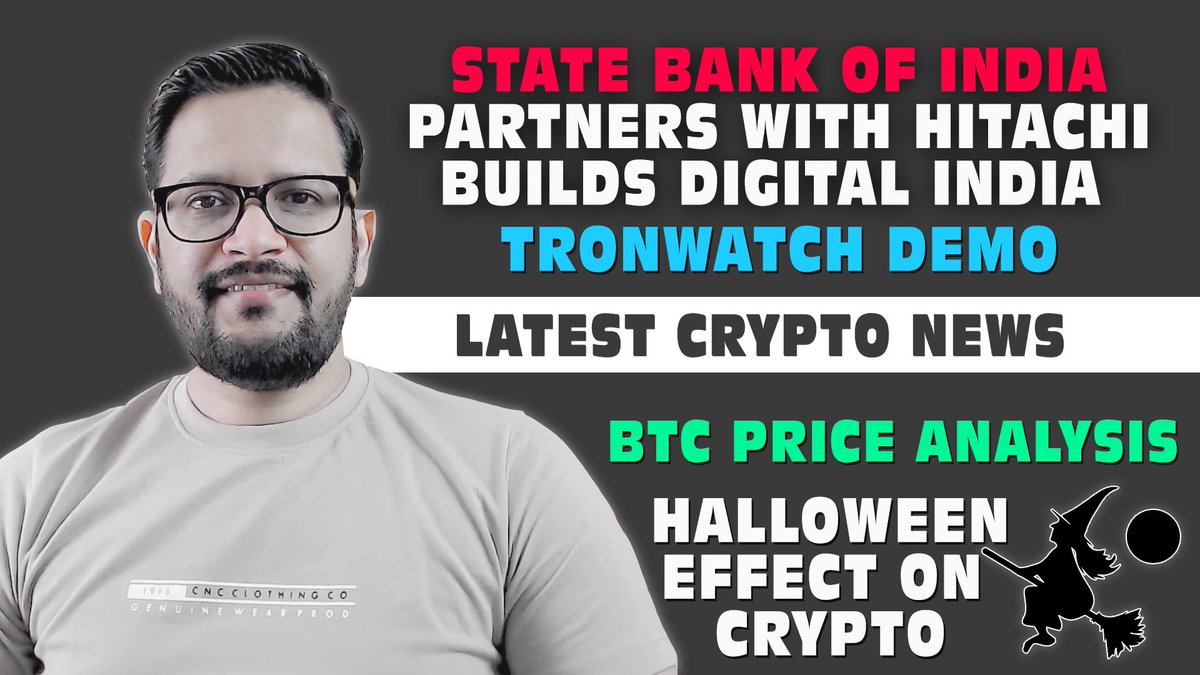 open4profit's tweet image. #SBI partners with #HITACHI brings #Digital #Platform in #India. Latest #Crypto #News. #Halloween Effect on Cryptocurrency #btc #bitcoin . youtu.be/CA4XAa3jnHo