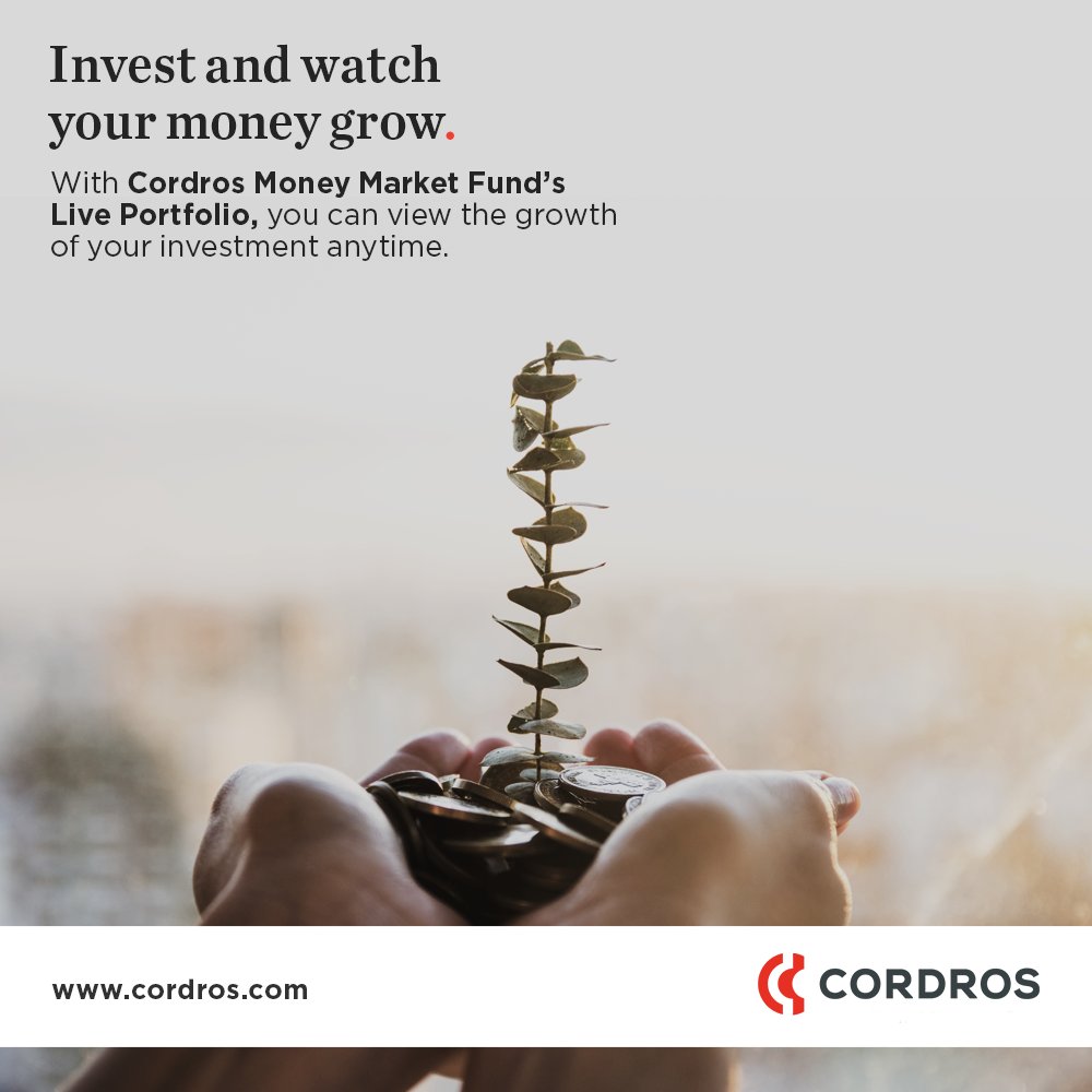 CordrosCapital's tweet image. Start investing with as little as N10 000 and watch you money grow from any internet enabled device. Call 0700 2673 767 to start #codros #moneymarketfund