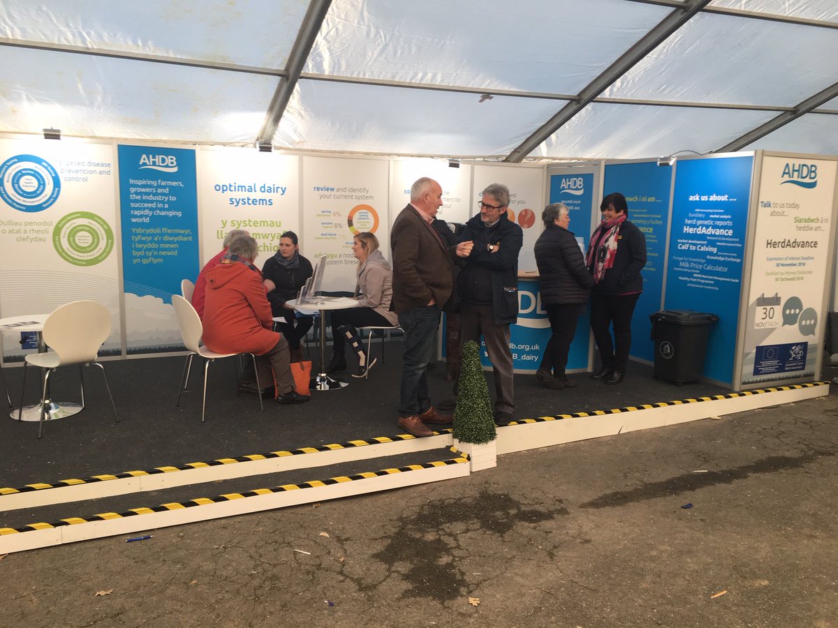 Great conversations at the #WelshDairyShow about our new #HerdAdvance project where Welsh dairy farmers can apply for financial &amp; technical support to improve herd health management &amp; disease control. Not there? Read more &amp; download an application form: ow.ly/o5Zq30mn3ny