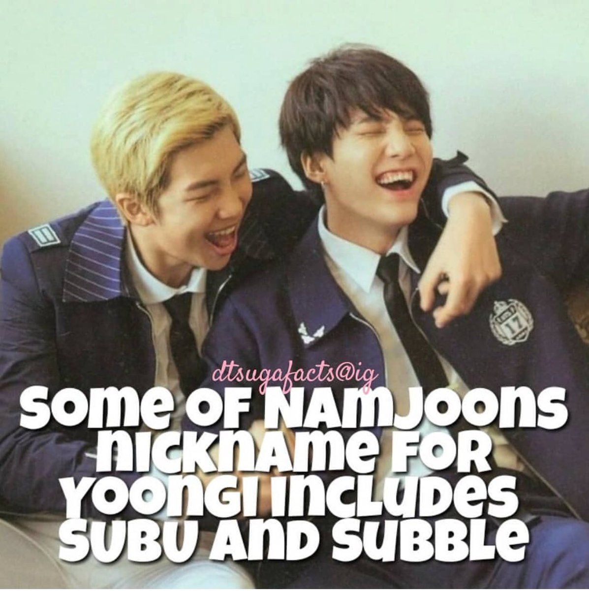 Min_Sable's tweet photo. Whether this fact is true or not..

My president created my ship name with my suga 🤣

💜🖤💜 SUBBLE IT IS 💜🖤💜

@BTS_twt #BTS #BTSARMY #SUGA #MINYOONGI #CallMeMrsMin https://t.co/xiHzsSSToA
