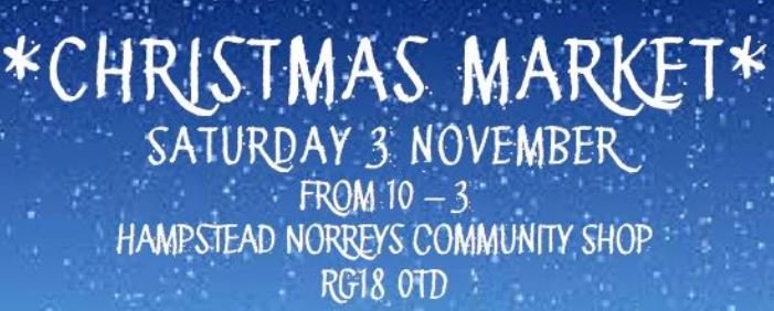Don't forget our Christmas Market this Saturday, 3 November - 30 stalls for those looking to get some presents sorted out early. The tents have gone up behind the Shop! facebook.com/Hampstead-Norr…