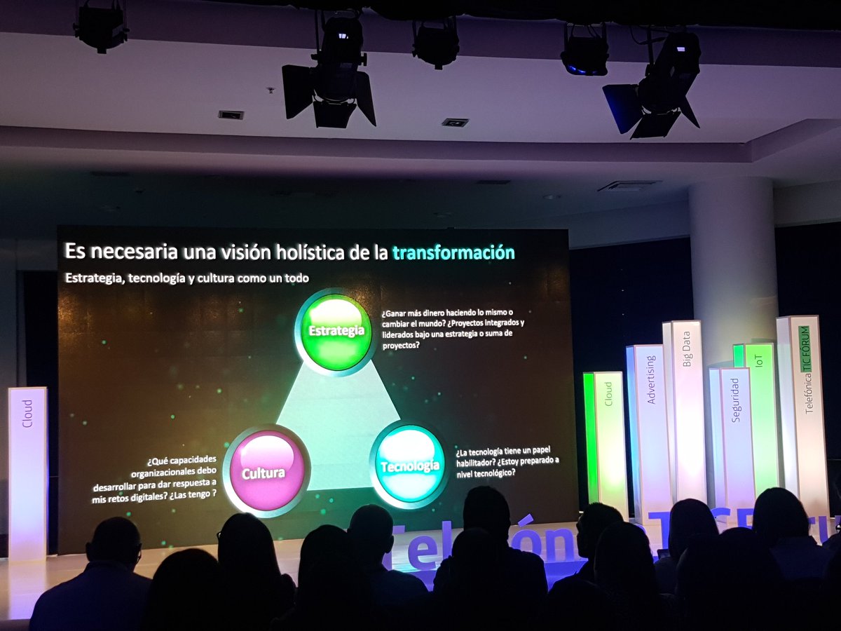 JEIS_ING's tweet photo. Transformate y no te quedes sin estar a la vanguardia sin pensar en todo lo que comprende Cloud, Advertising, Big Data, Seguridad, IoT y con  #TelefónicaTICFórum lo lograrás. https://t.co/H43zPbNQLi