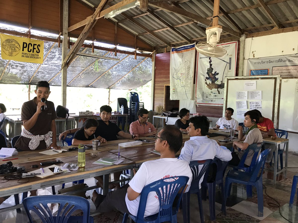 I am proud to contribute to the struggle of Southern Peasants Federation of #Thailand a grassroots organisation of landless farmers & other land activists from many countries across the world in the past week #PeoplePower #SPFT #NoLandNoLife