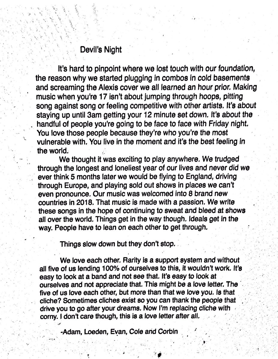 Devil’s Night • A Love Letter