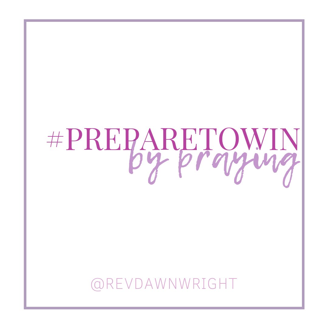revdawnwright's tweet photo. How do you come prepared to win? Let me tell you how I do it... I prepare by praying. Because when we pray, we ask God to be on our team. When you have God with you... you are on the right team - the one that wins! ✨ #RevDawnWright #winbyprayer #winnerspray https://t.co/VzJxawtnJA