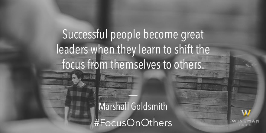 We all stand on the shoulders of those who came before us. 
#FocusOnOthers #Gratitude