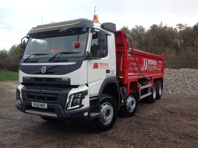 CrossroadsTruck's tweet photo. Delighted to be handing over the 1st of three new Volvo's to @Moorhead_Group. The FMX 8x4 Tipper comes with I-shift, VEB, Thompson Body, electric sheet and air rear door. A HUGE thank you to the team at @Moorhead_Group for the business it is much appreciated. Happy trucking. https://t.co/k3TFhl8bhm