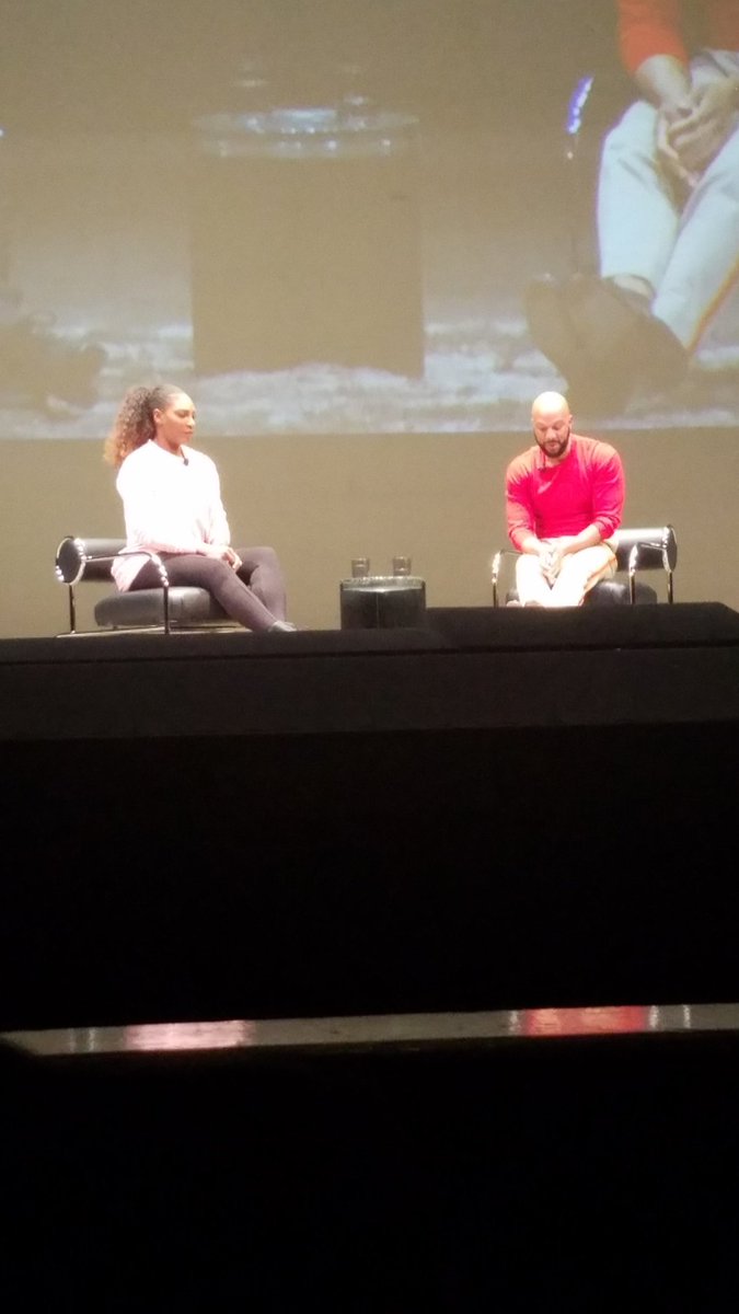 NikaOnTheFloor's tweet photo. My mind was saturated with knowledge last night at #creativemindstalks, from two individuals who dominated their fields in #tennis @serenawilliams and conscious #rap @common.
@LyricOpera @MelissaPerezTV https://t.co/MJjJNfb0ph