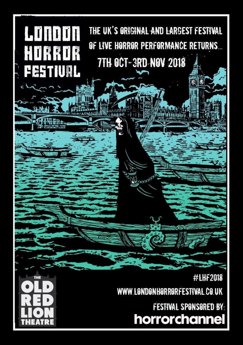 ORLTheatre's tweet photo. The @LndnHorrorFest #LHF2018 closes this Saturday! The final week features @ProvidenceCult #TheShadowOverLovecraft @Rrstls1 #Slaughterhouse @ZombieMovieStar #FrancesFarmer @asenathsTale #TheThingontheDoorstep @Louis_b_r #TwoBodyProblem #HorrorTheatre - https://t.co/9azfRi0jEq https://t.co/Qia1dxmv0A