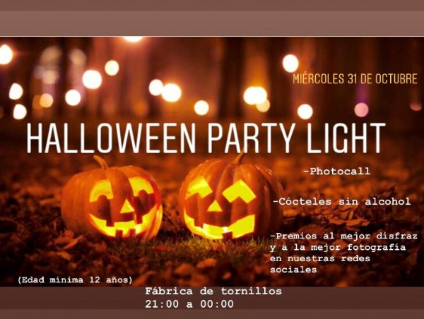 🎃Party Light Halloween🎃
El 31 de octubre en la Fábrica de Tornillos se relizará la Party Light Halloween.
sietesemanal.com/actualidad/188…
