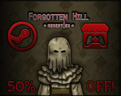 Forgotten_Hill's tweet photo. Surprises are not over: for a very limited time Forgotten Hill Mementoes has 50% discount! Get it on @steam_games at https://t.co/81VoMnx0lI or @itchio at https://t.co/edo1cHiRSE
We told you that #Halloween is best time of the year in #ForgottenHill... ;) https://t.co/8C7XgtzEMH