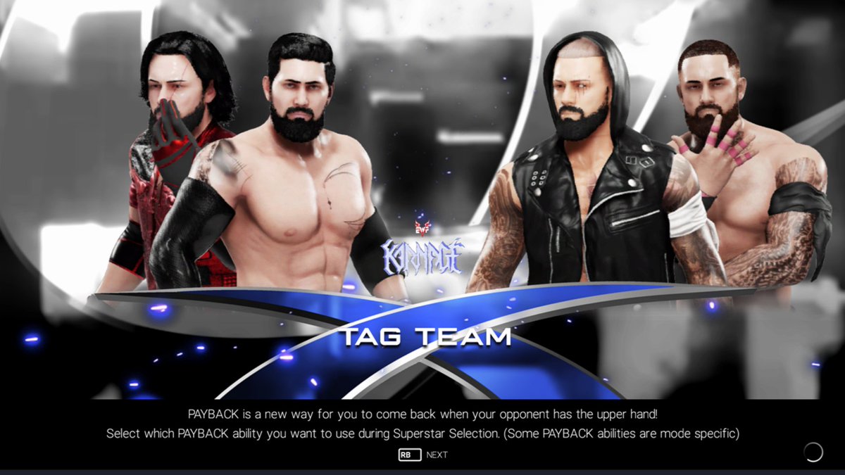 EvolveEWF's tweet photo. The new tag team champions🤝 @ChrisBladeEWF and Jacob Hansen, will be taking on The StøneAge @NathanStne1 @MaxSton01084911 TONIGHT on Karnage🎃 Vol. 45! https://t.co/dNHPAOaVPa