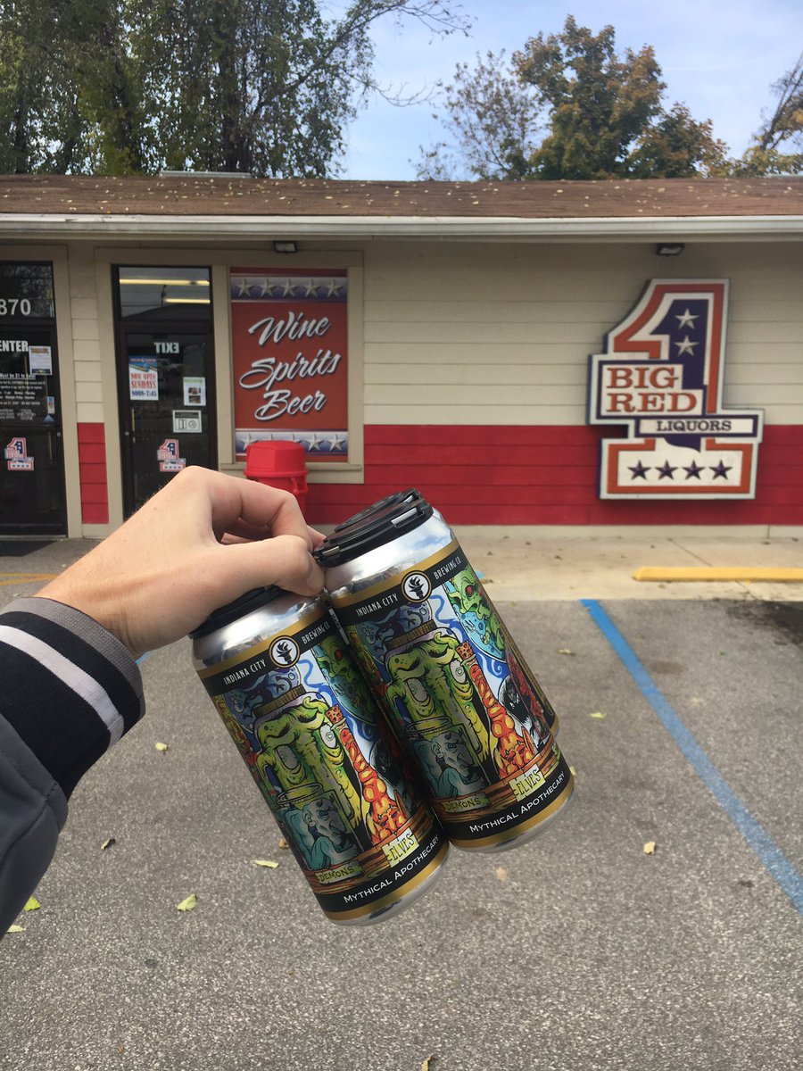 indianacitykev's tweet photo. Attn Bloomington! @bigredliquors at 
1870 S Walnut St &amp; 2501 S Leonard Springs Rd now have Mythical Apothecary! (Maybe some Cronenberg still available too. 🤷🏻‍♂️) https://t.co/dGILcq8se3