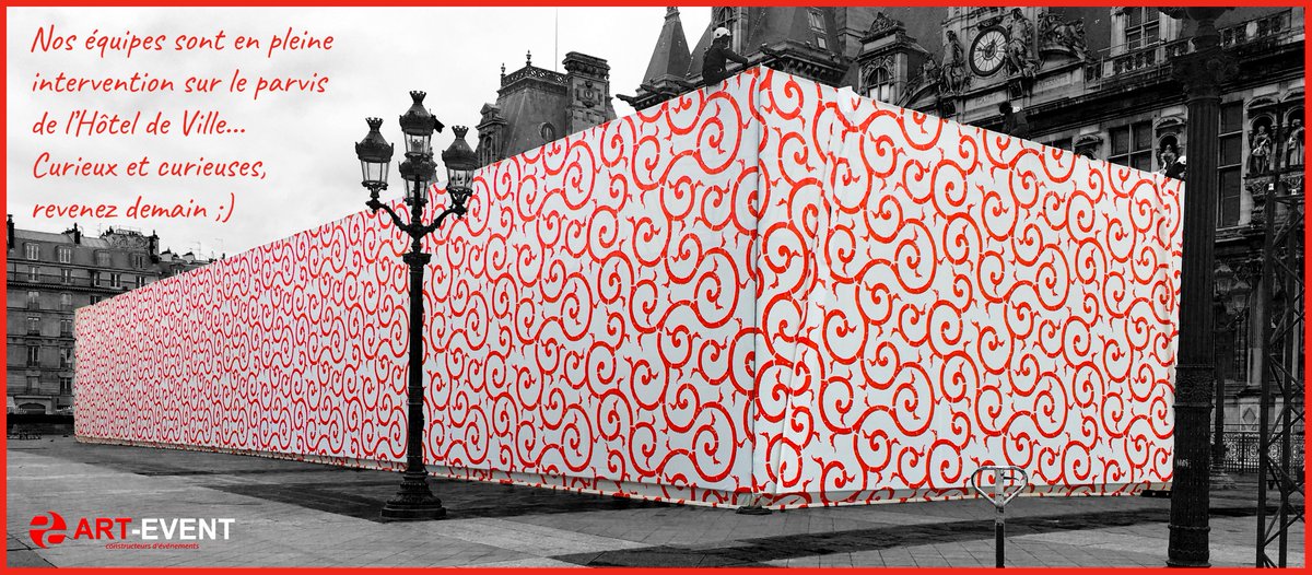 ArtEventFR's tweet photo. En direct du parvis de l'Hôtel de Ville... https://t.co/sd8PzbOwfp
