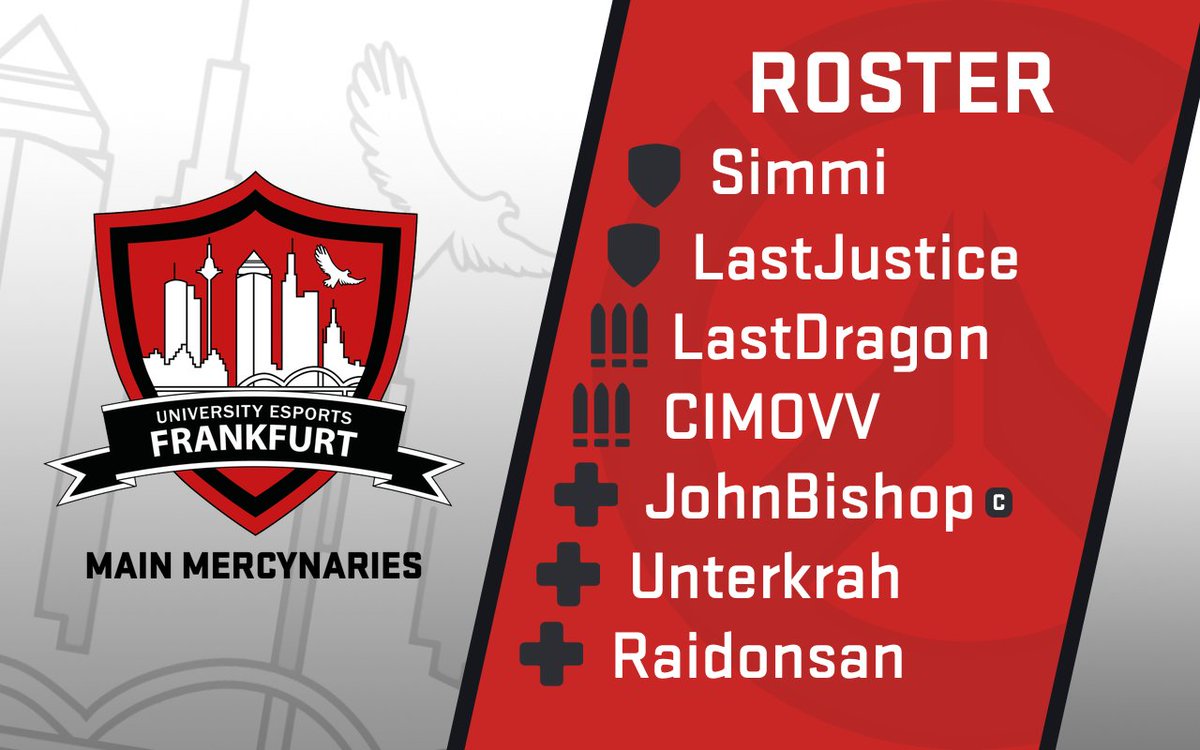 Und zum Abschluss sind natürlich auch die Champions der letzten <a href="/uniligaGG/">Uniliga</a> OW Season dieses Mal wieder dabei, jetzt aber unter dem neuen Namen [UEF 1] Main Mercynaries!

🛡️ @Simmi_ow
🛡️ <a href="/LastJustice1/">LastJustice</a>

⚔️ LastDragon
⚔️ @Marcoaias

💉 @DoctorJonBishop
💉 Unterkrah
💉 Raidonsan