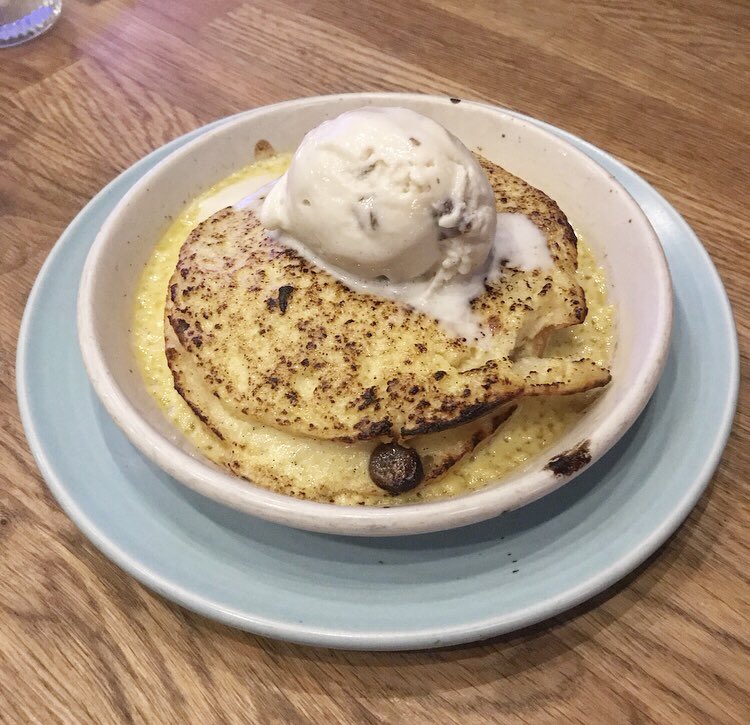 Amazingggg CHOCOLATE bread and butter pudding from <a href="/partickduckclub/">Partick Duck Club</a> on Sunday 🤤 #partick #breadandbutterpudding #dessert #glasgowfood #glasgow