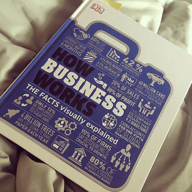 It’s never too late to learn a little more! I am loving this book! Every page has amazing graphics to easily explain everything you need to know about business. 
#neverstoplearning #howbusinessworks #read #lifessecretsauce #enjoytheride #graphics #learnw… ift.tt/2Ruziin
