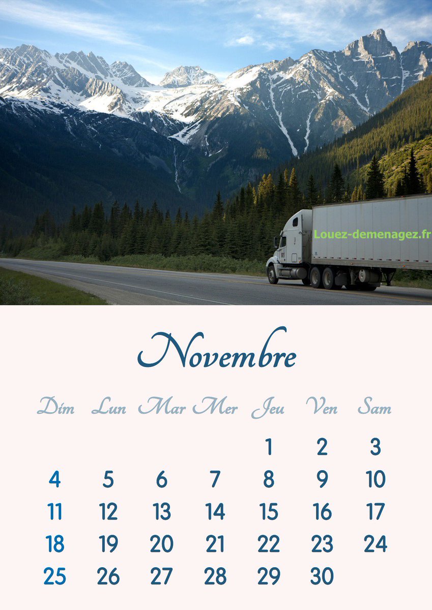 louezdemenagez's tweet photo. Téléchargez votre calendrier de novembre gratuitement :
#demenager #newlife #newhome #moving #maison #villesmondes #passerdunlieualautre #emmenager #migrer #emigrer #sexpatrier #demenagement #astucedemenagement #commentdemenager #protegeretdemenager #transporterproduit https://t.co/fxjKsNyK4q