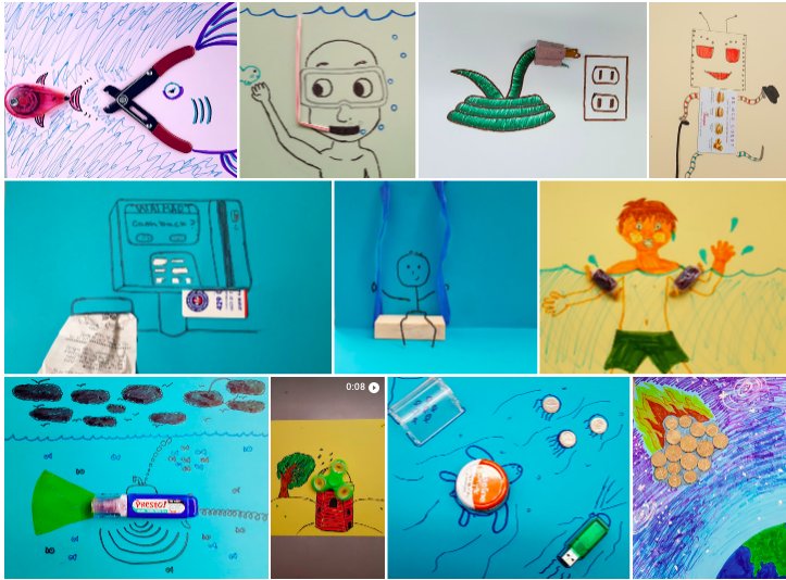 davidtedu's tweet image. Last year I forgot to share my 2017-18 students' artwork inspired by @cintascotch Watching my students #remix and remake their world from what they have at hand, is always one of my favorite days. #Cintascotch photos.app.goo.gl/1SAL5xr5MUoxAv…