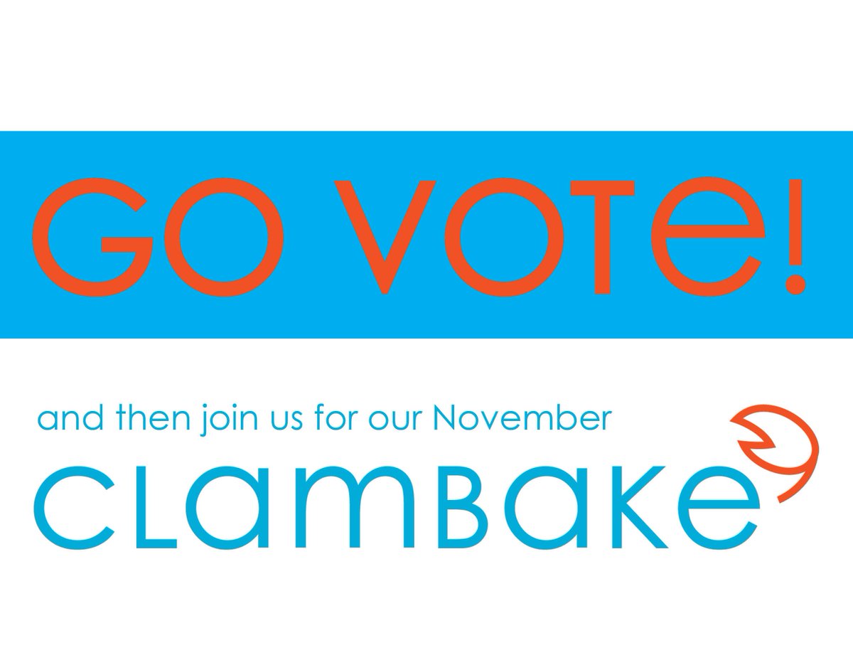 November <a href="/ClambakePVD/">Clambake</a> is next week! Tues. 11/6 at <a href="/StudioRainwater/">Studio Rainwater</a> in E. Providence! Feat. Maria Martinez of Whetstone Workshop + <a href="/sarahrainwater/">Sarah Rainwater</a> of Studio Rainwater! Register today! designxri.com/even…/event_details/2018-11-06/3345
And don't forget to #vote!!