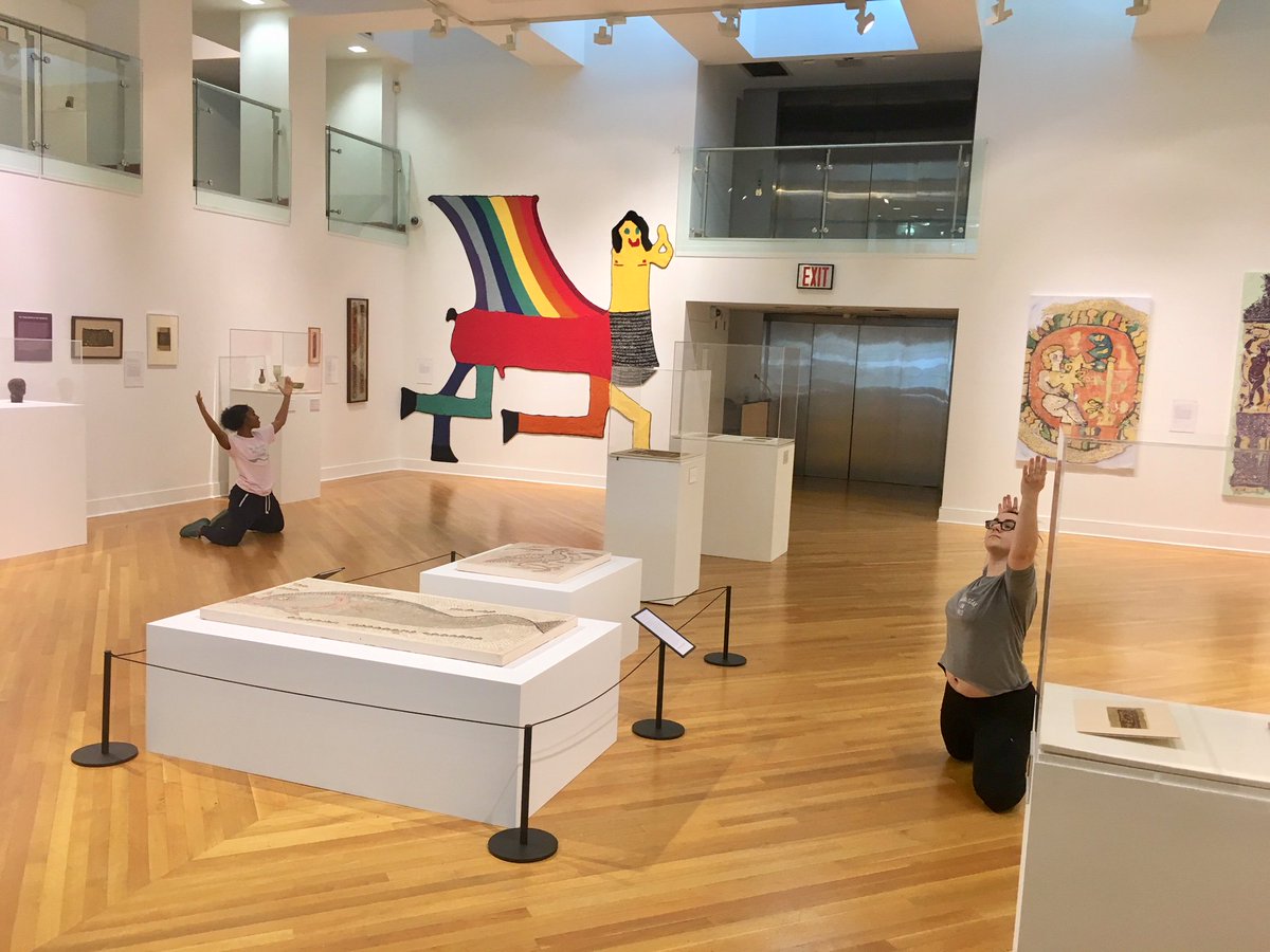 GodwinTernbach's tweet photo. It's a full house every day at GTM! Last week we welcomed high school students into our galleries and took a closer look at our photography collection. Prof. Move's Choreography class visited for inspiration and performed on site! #art #dance #gtmuseum #museum https://t.co/VodqPg7ymX
