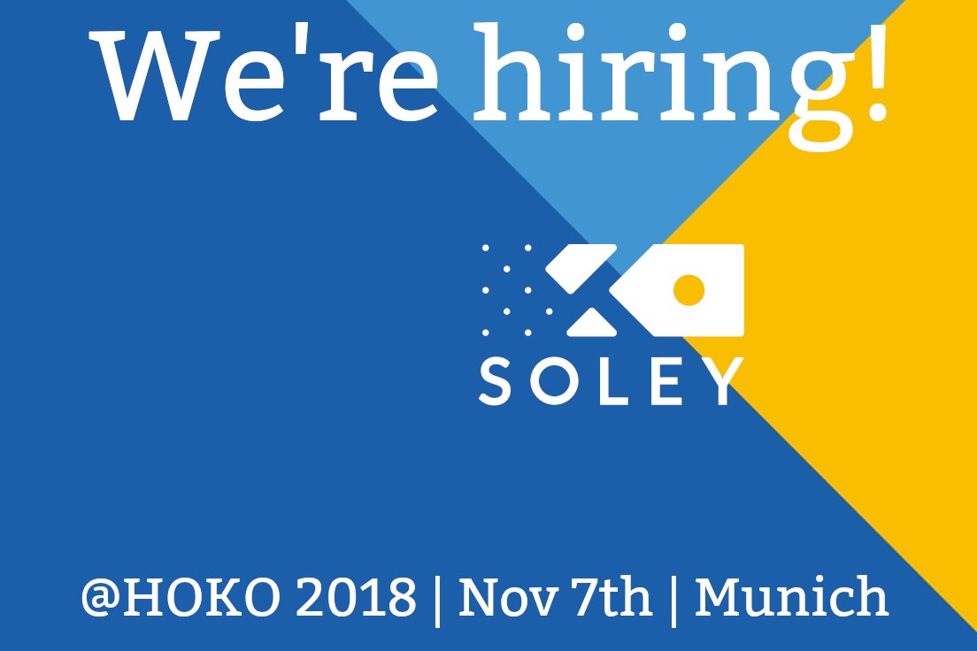 Let’s unlock your potential! Fast-track your #career in the most dynamic market of our times. Meet <a href="/soley/">Soley</a> at #hochschulkontaktmesse. Learn more: go.soley.io/hoko2018 #munich #hiring #job