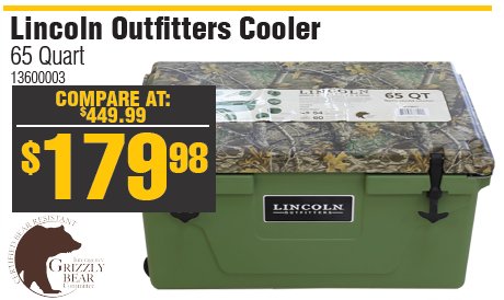 lincoln outfitters 65 qt cooler