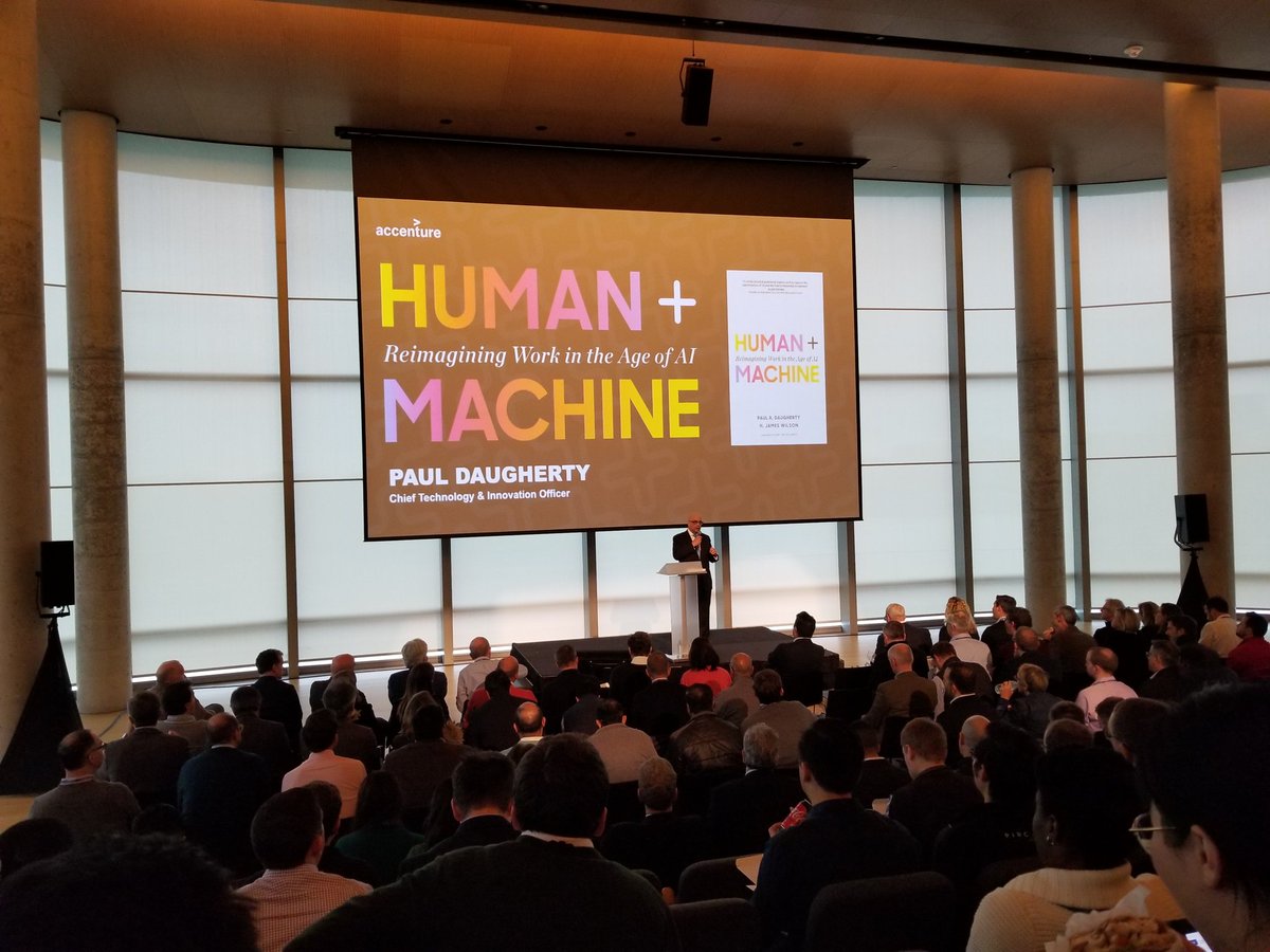 alannanoellelaz's tweet photo. Dean Julio Ottino kicks off what is sure to be a fascinating talk by @pauldaugh on Human + Machine. @KelloggSchool @northwesternEng # ai https://t.co/JwfkDwKdVe