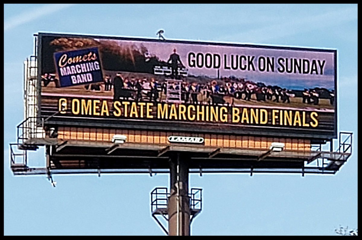 Thanks to our parents and community for the support! Love seeing this on a local billboard.
