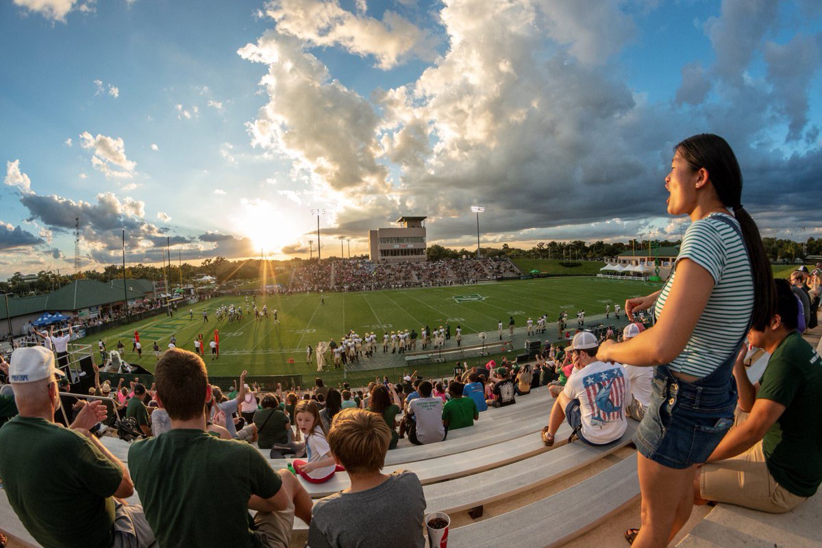 StetsonFootball's tweet photo. 📸 // Can’t wait to see our beautiful stadium packed full of #HatterNation this Saturday at 1! ITS HOMECOMING! #PACKSPECMARTIN https://t.co/3dFGefRLh5