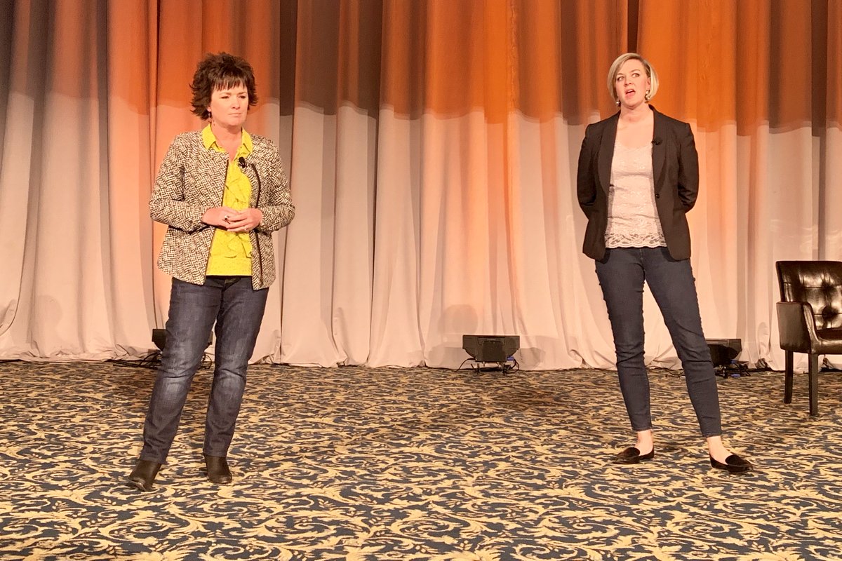 FlexTechAssn's tweet photo. “The single biggest problem with communication is the illusion that it has taken place.” We’re communicating the communication problems at #FallConference2018 with Dawn Connell @Campbells and Jennye Scott @BerryPlastics https://t.co/jwOUAHfDDj