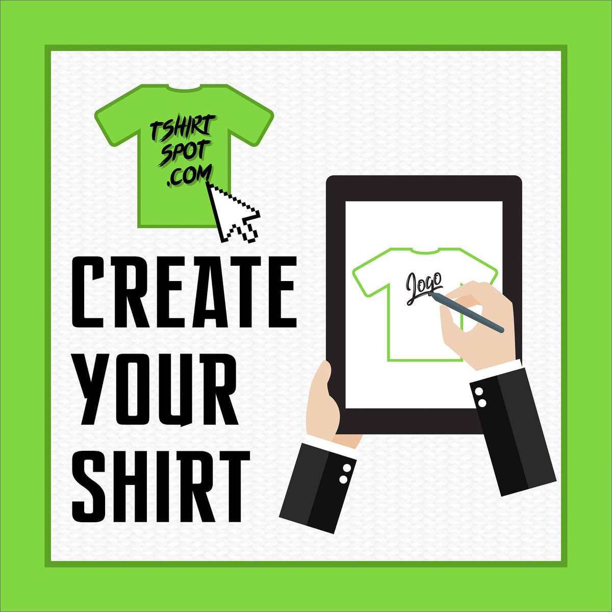 DESIGN YOUR OWN SHIRT TODAY!!!

Our easy to use design tool will let your create your shirts just the way you want them. 

tshirtspot.com/screen-printing