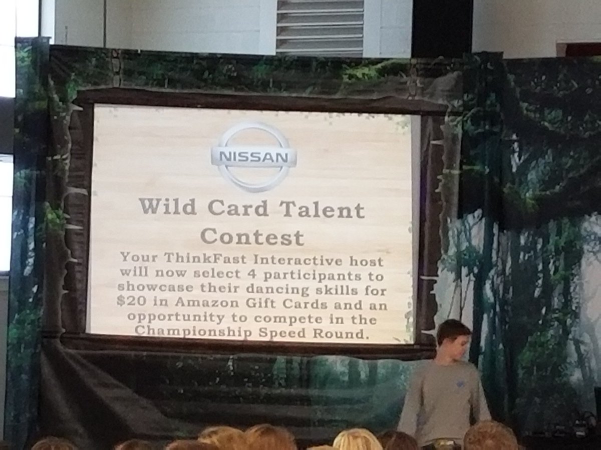 SHSGoBobcats's tweet photo. 9-12 participated in the Think Fast Event!
The program was a combination of information and pop culture trivia... game show style. Complete with dance off, Whitney Houston songs, and winning Amazon gift cards!
Thank you to @NissanUSA @MississippiDOT @_TjohnE !
#REDTHUMB https://t.co/1JvH0SkLot