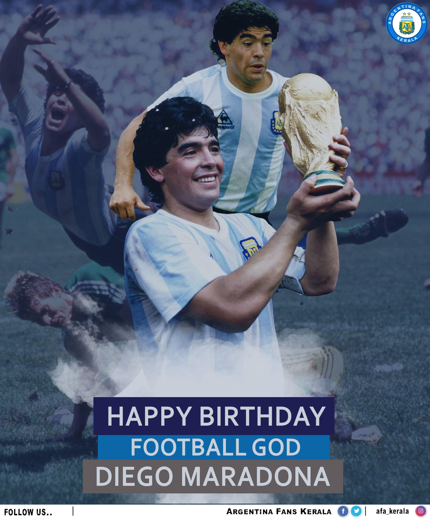 One of the greatest to ever grace the game   Diego Maradona is 58 today. Happy birthday!  