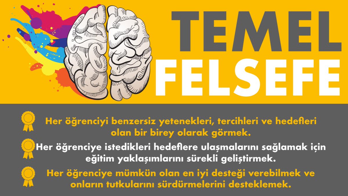 Öğrencilerin gelecekte karşılaşacakları dünyada gerçekten kendisine ve topluma faydalı, mutlu ve başarılı olmalarını istiyorsak, onlara akademik çalışmaların ötesinde çeşitli alanlarda gelişmeleri için birçok fırsat sağlamamız gerekmektedir. #VizyonerHedefler