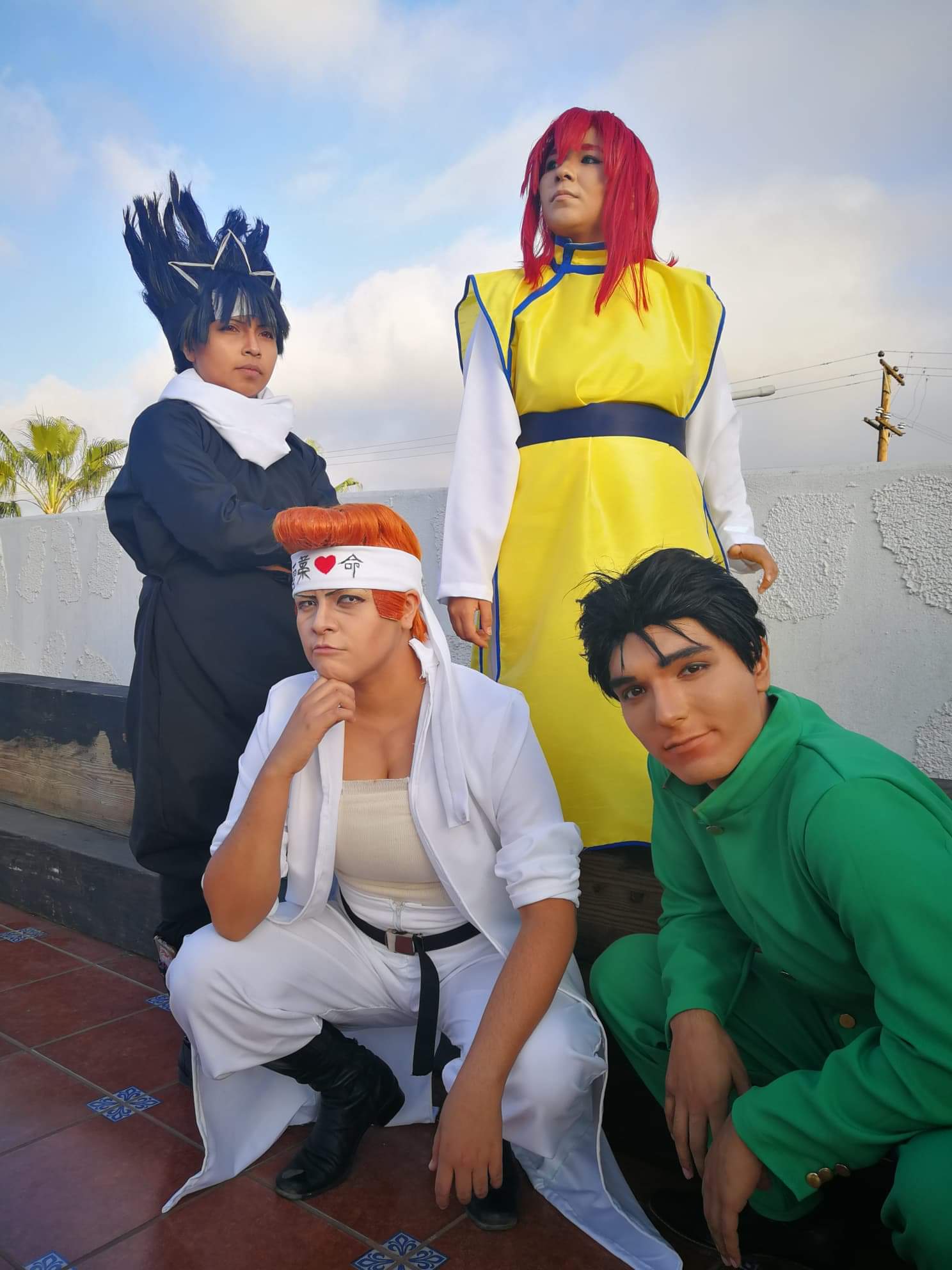 X NicteRW Urameshi team 3 YuYuHakusho cosplay kurama